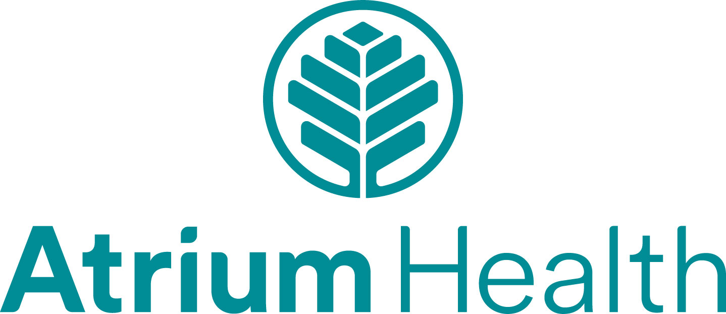 Atrium Health logo featuring a stylized tree emblem.