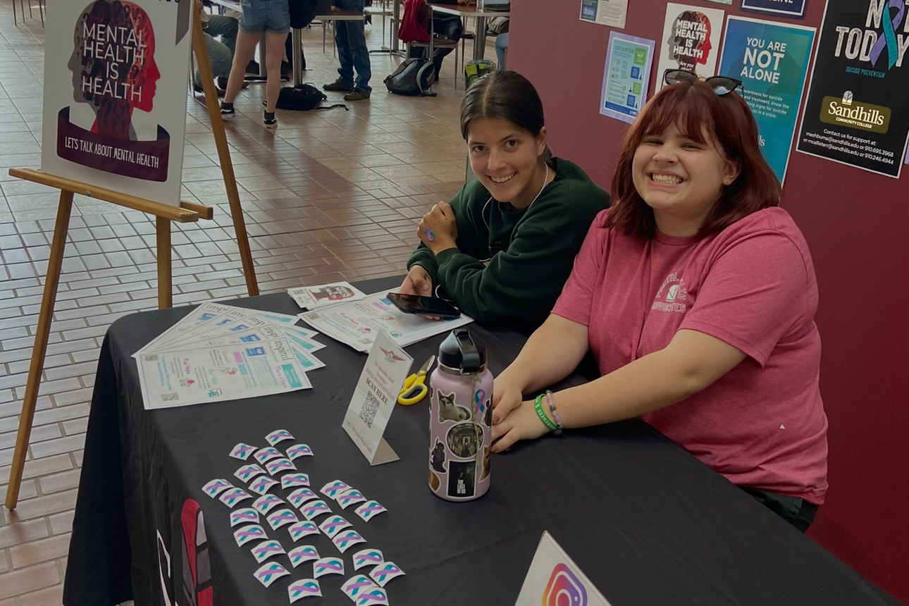 Counseling student at event