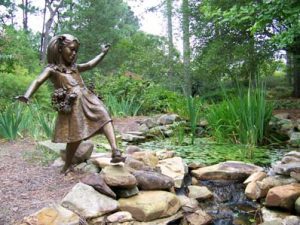 little girl statue