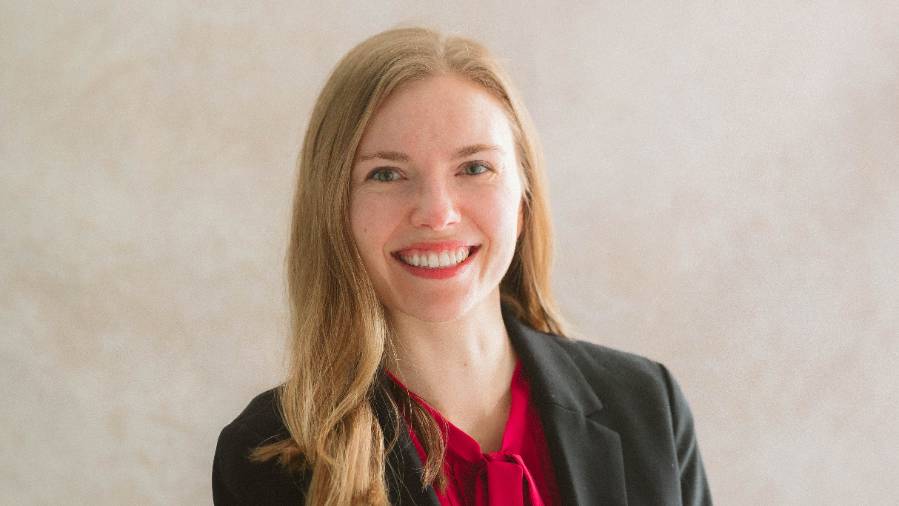 Head-and-shoulders portrait of Helenka Ostrum, EMT Basic Level graduate at Sandhills Community College.