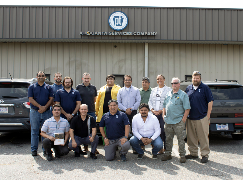 Sandhills Community College and Pennsylvania Transformer Technology sign three-year training partnership in Raeford, NC.